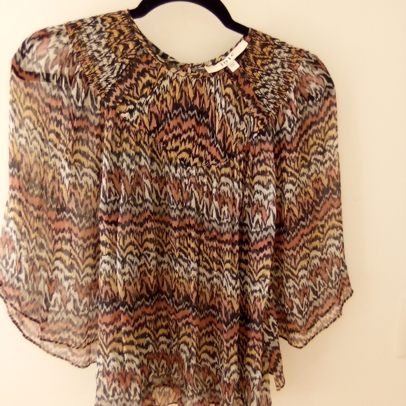 Joie Tops - Joie Multicolor Patterned Blouse